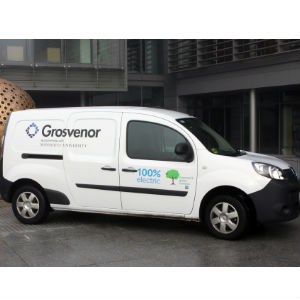 Grosvenor introduces electric van for recycling